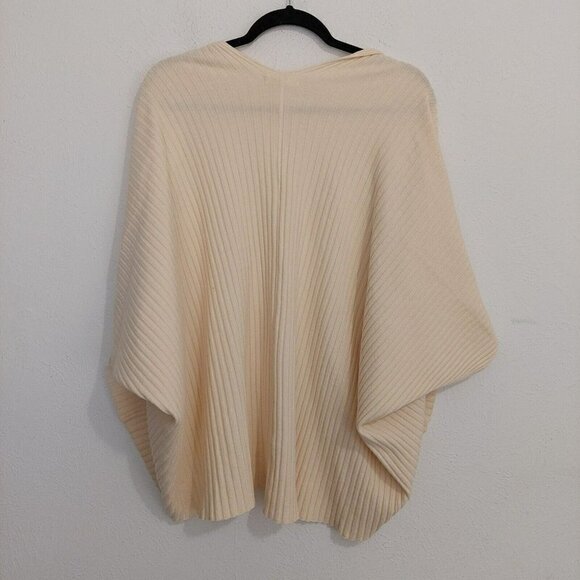 Pure + Good Anthropologie Cocoon Wrap Sweater One Size Ribbed Open Front - Picture 7 of 8